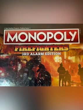 Monopoly Firefighters 3rd Alarm Edition Board Game Sealed NEW